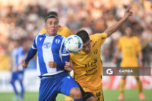 Bruno Larregui, de Juventud, Copa Conmebol Libertadores. Estadio Parque Alfredo V. Viera.