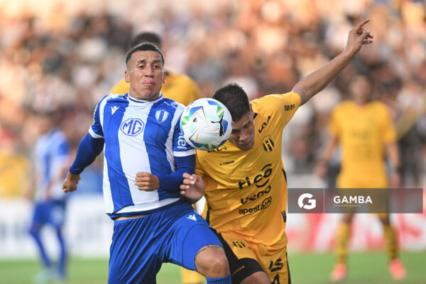 Bruno Larregui, de Juventud, Copa Conmebol Libertadores. Estadio Parque Alfredo V. Viera.