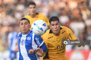 Bruno Larregui, de Juventud, Copa Conmebol Libertadores. Estadio Parque Alfredo V. Viera.