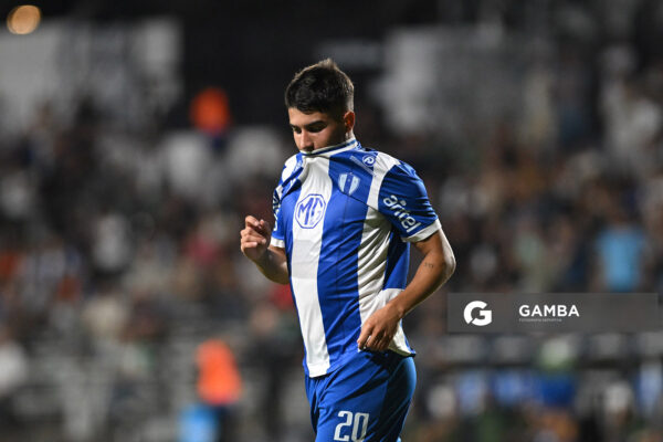 Renzo Sánchez, de Juventud, Copa Conmebol Libertadores. Estadio Parque Alfredo V. Viera.