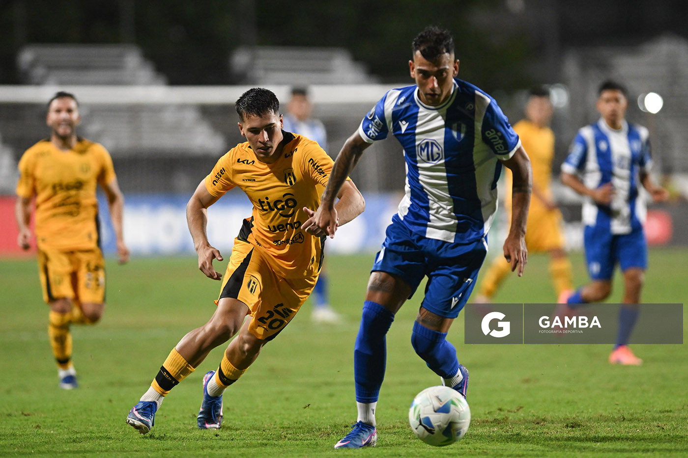 Agustín Alaníz, de Juventud, Copa Conmebol Libertadores. Estadio Parque Alfredo V. Viera.