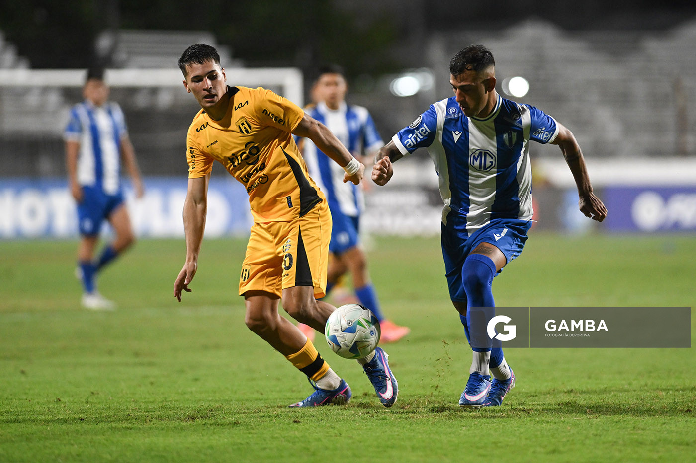 Agustín Alaníz, de Juventud, Copa Conmebol Libertadores. Estadio Parque Alfredo V. Viera.