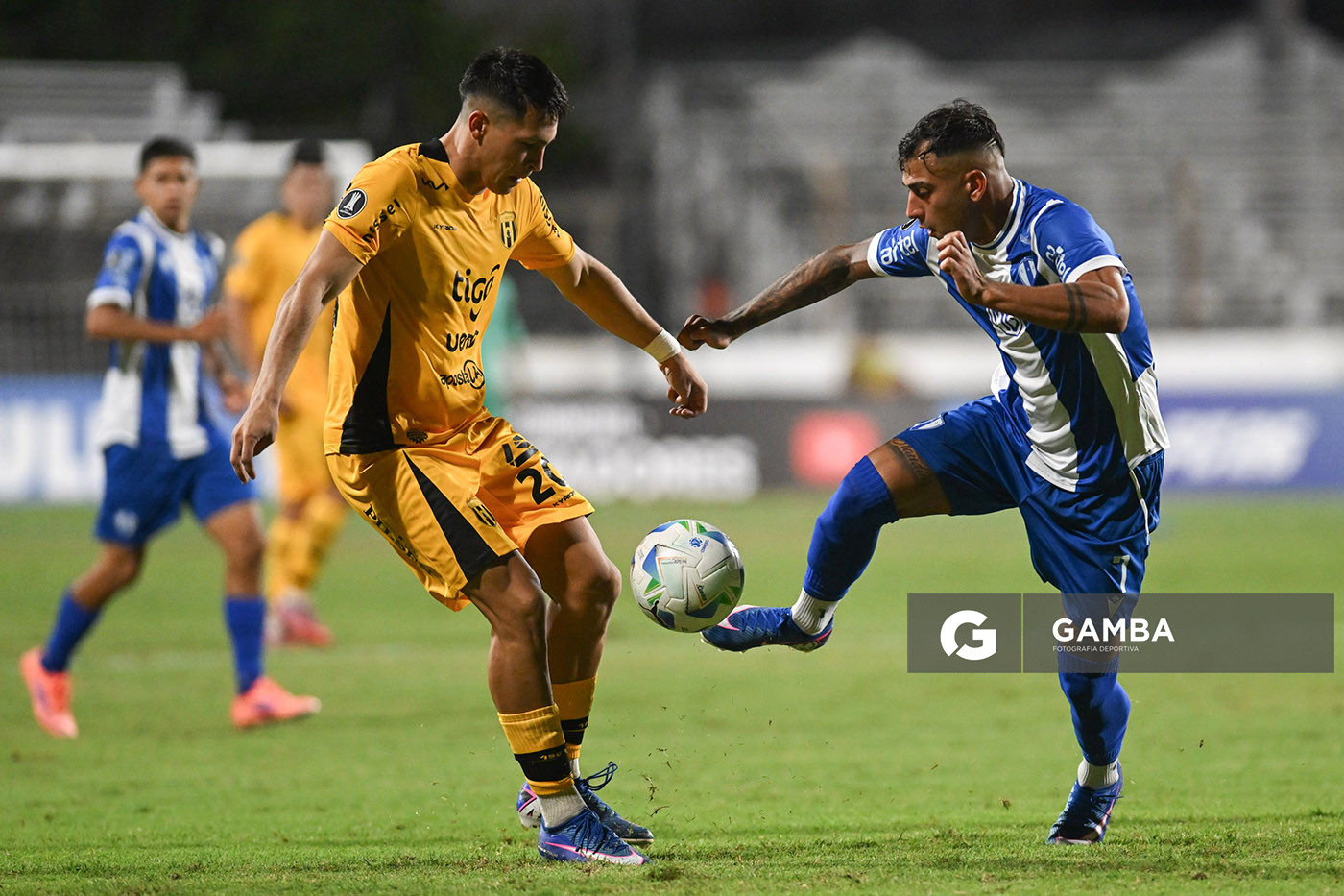Agustín Alaníz, de Juventud, Copa Conmebol Libertadores. Estadio Parque Alfredo V. Viera.