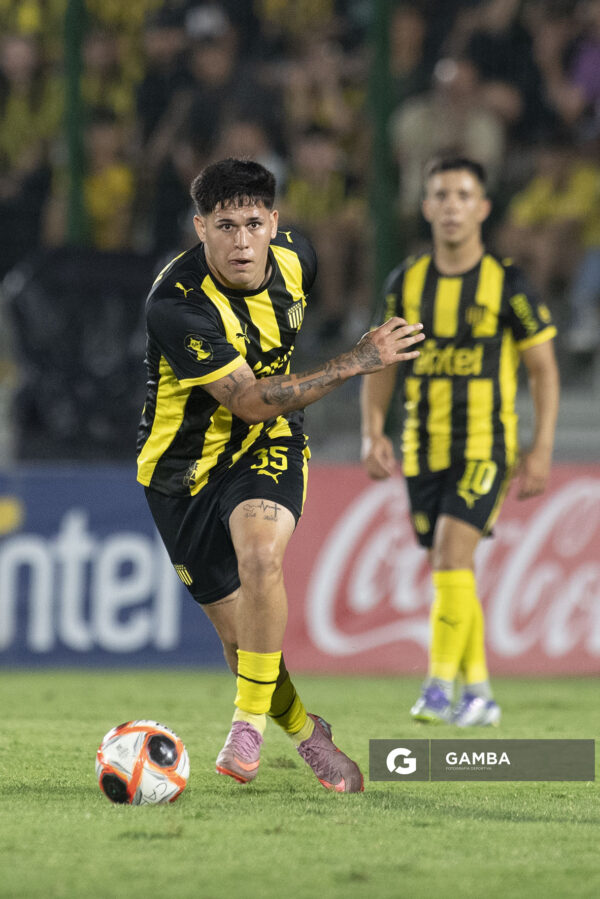 Luciano González, de Peñarol, Liga AUF Uruguaya 2026 «Juan Carlos De Lima». Estadio Domingo Burgueño.