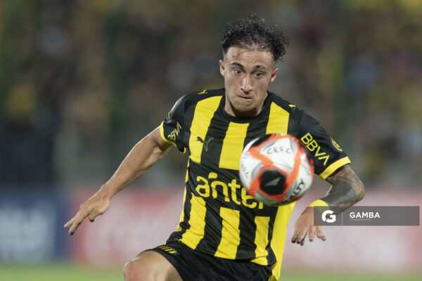Franco González, de Peñarol, Liga AUF Uruguaya 2026 «Juan Carlos De Lima». Estadio Domingo Burgueño.