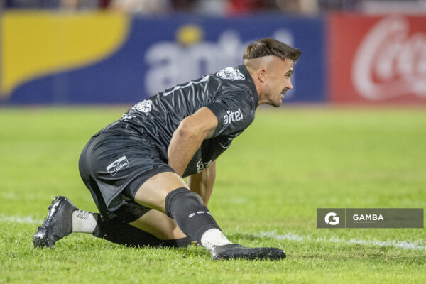 Andrés Mehring, golero de Progreso, Liga AUF Uruguaya 2026 «Juan Carlos De Lima». Estadio Silvestre O. Landoni.