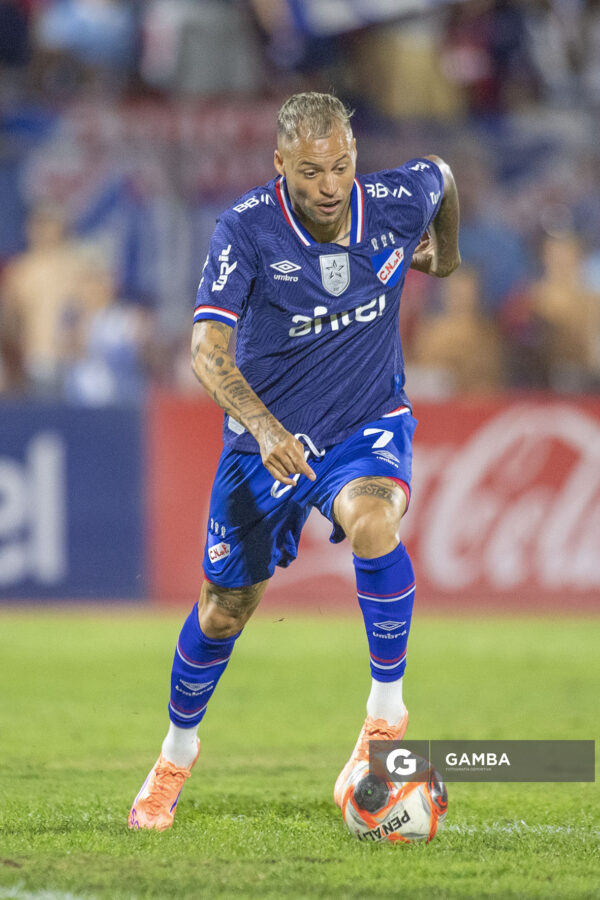 Nicolás López, de Nacional, Liga AUF Uruguaya 2026 «Juan Carlos De Lima». Estadio Silvestre O. Landoni.