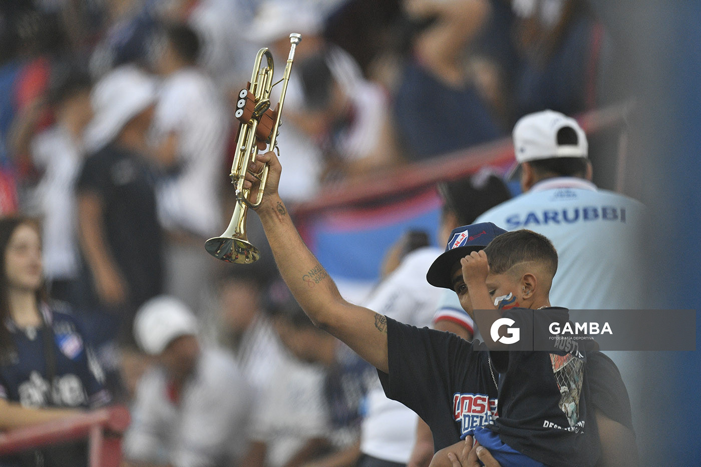 Hinchas de Nacional, Liga AUF Uruguaya 2026. Estadio Gran Parque Central.