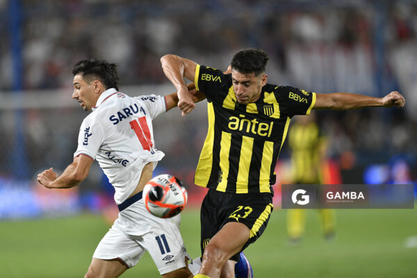Maximiliano Silvera, de Nacional, Liga AUF Uruguaya 2026. Estadio Gran Parque Central.