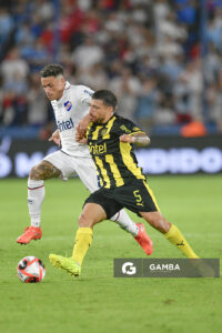 Eric Remedi, de Peñarol, Liga AUF Uruguaya 2026. Estadio Gran Parque Central.