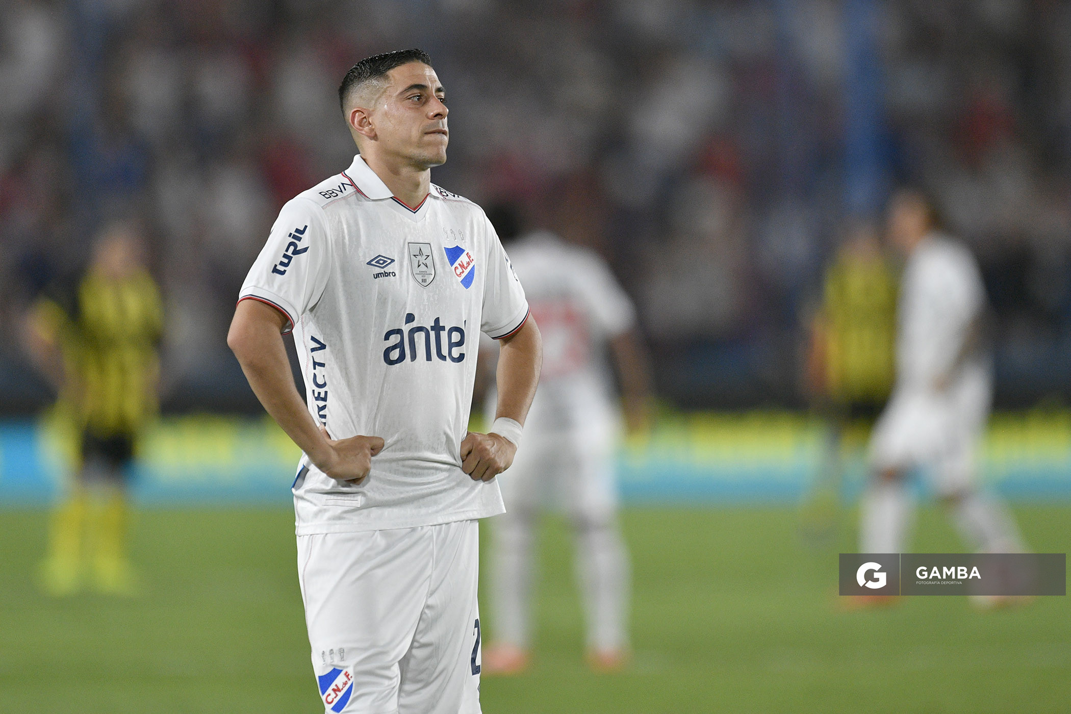 Camilo Cándido, de Nacional, Liga AUF Uruguaya 2026. Estadio Gran Parque Central.