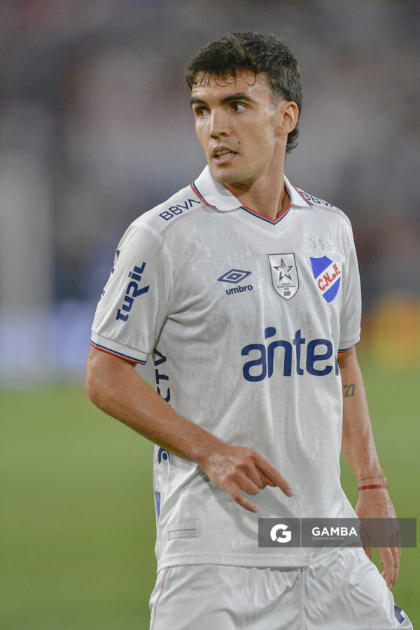 Tomás Verón Lupi, de Nacional, Liga AUF Uruguaya 2026. Estadio Gran Parque Central.