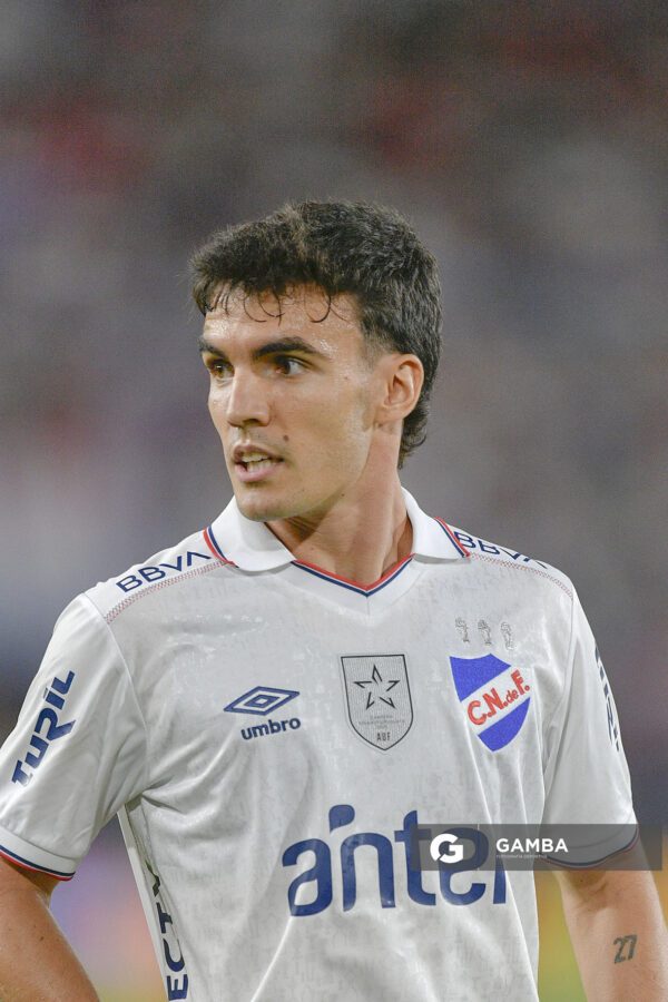 Tomás Verón Lupi, de Nacional, Liga AUF Uruguaya 2026. Estadio Gran Parque Central.