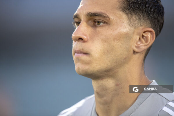 Tomás Habib, de Racing, Copa Conmebol Sudamericana. Estadio Centenario.