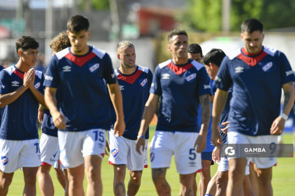 Nicolás López, de Nacional, Liga AUF Uruguaya 2026. Estadio Parque Artigas.