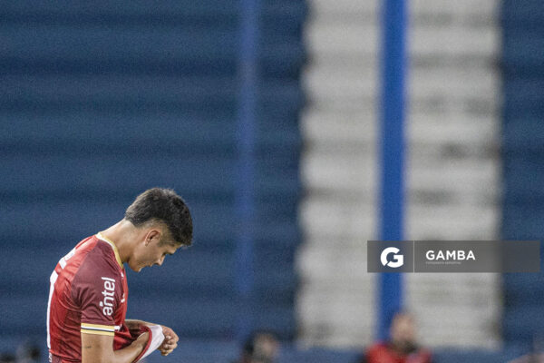 Rodrigo Rivero, de Wanderers, Liga AUF Uruguaya. Estadio Gran Parque Central.