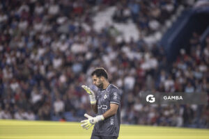 Agustín Buffa, golero de Wanderers, Liga AUF Uruguaya. Estadio Gran Parque Central.