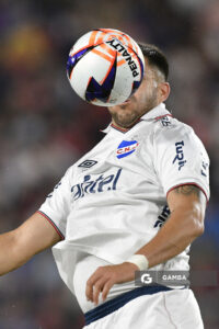 Maximiliano Gómez, de Nacional, Liga AUF Uruguaya. Estadio Gran Parque Central.