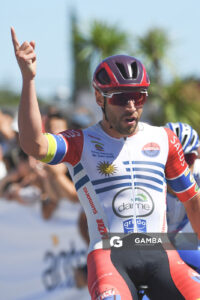Leonel Rodríguez, de Club Náutico y de Pesca Boca de Cufré. 81ª Vuelta Ciclista del Uruguay.