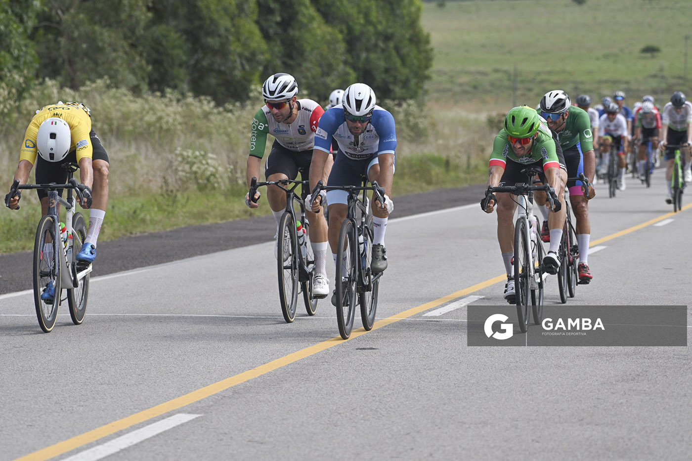 Pablo Anchieri, de CC Carmelo. 81ª Vuelta Ciclista del Uruguay.