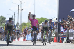 Leonel Rodríguez, de Club Náutico y de Pesca Boca de Cufré. 81ª Vuelta Ciclista del Uruguay.