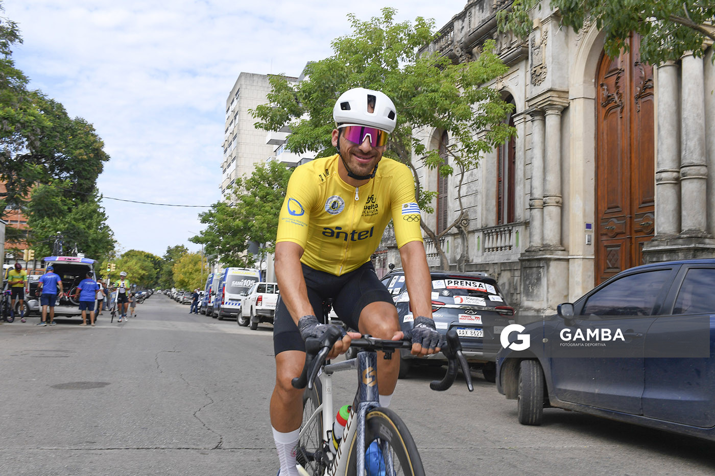 Lucas Gaday, de Dolores Cycles Club. 81ª Vuelta Ciclista del Uruguay.