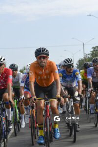 Damián Alonso, de CA Peñarol de Colonia. 81ª Vuelta Ciclista del Uruguay.