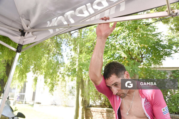 Leonel Rodríguez, de Club Náutico y de Pesca Boca de Cufré. 81ª Vuelta Ciclista del Uruguay.