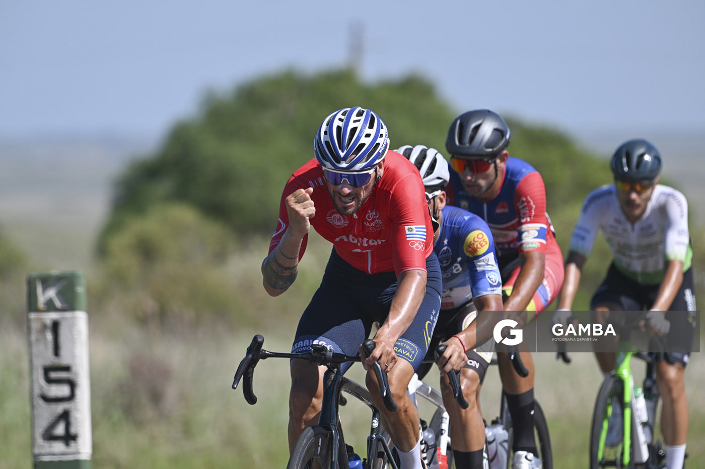 Sebastián Rodríguez, de CC Cerro Largo. 81ª Vuelta Ciclista del Uruguay.