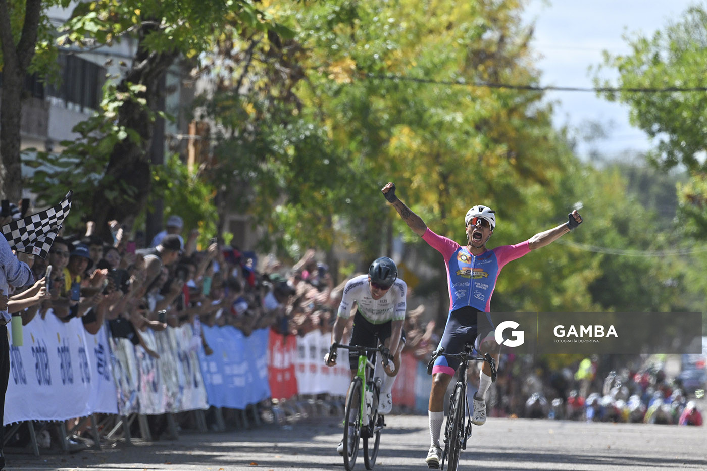 Mateo Mascaraña, de CC Alas Rojas de Santa Lucía. 81ª Vuelta Ciclista del Uruguay.