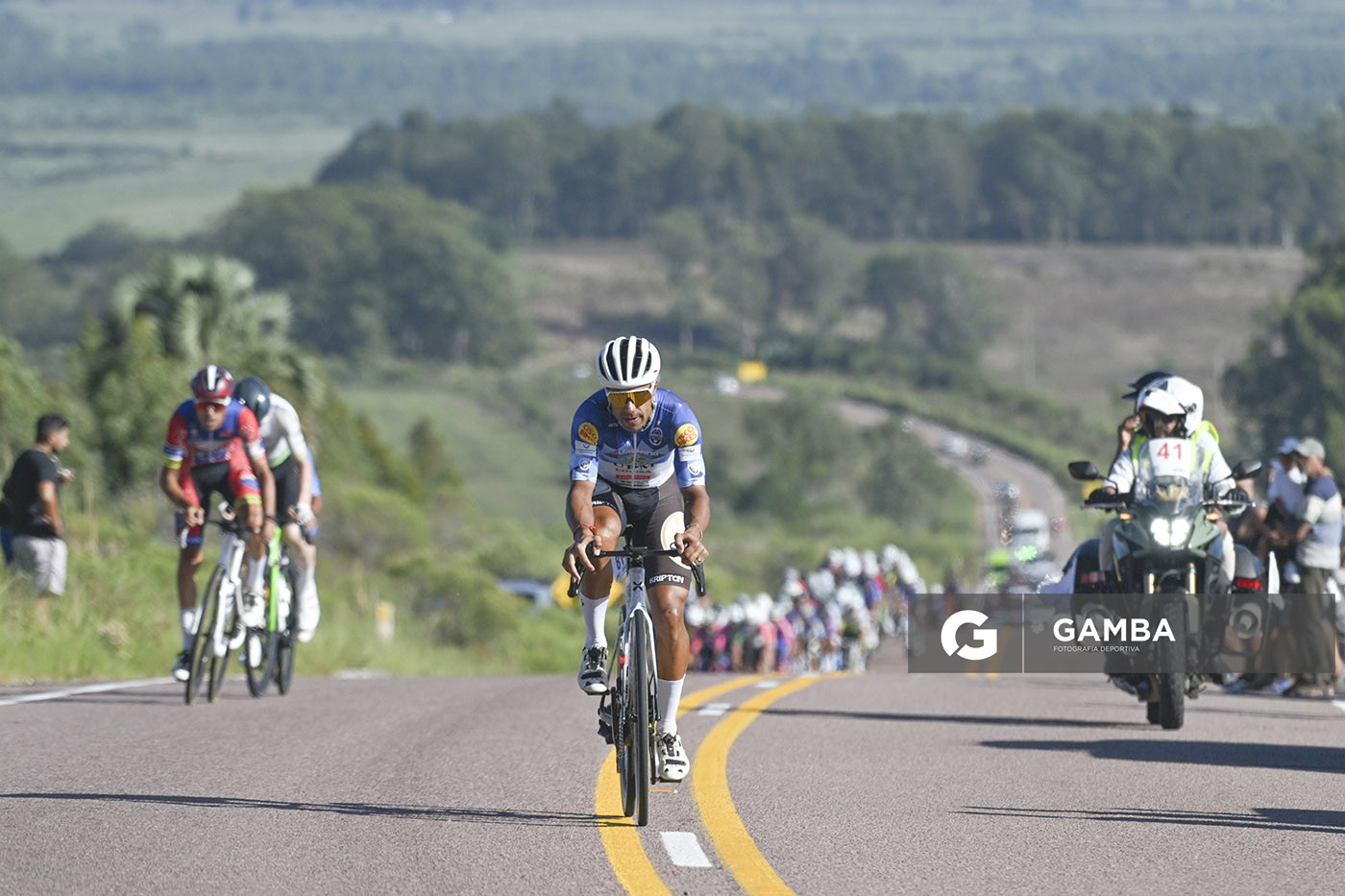 Ignacio Maldonado, de Armonía Cycles. 81ª Vuelta Ciclista del Uruguay.