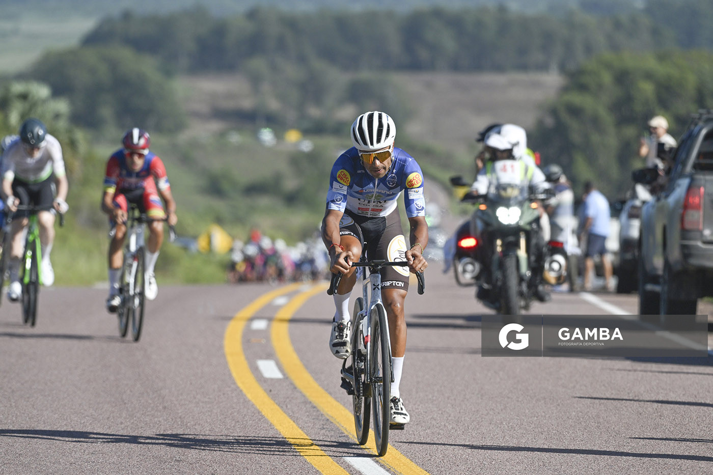 Ignacio Maldonado, de Armonía Cycles. 81ª Vuelta Ciclista del Uruguay.