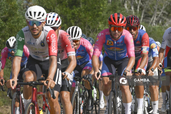 Richard Mascaraña, de CC Alas Rojas de Santa Lucía. 81ª Vuelta Ciclista del Uruguay.