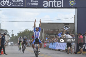 Lisandro Bravo, de CC Cerro Largo. 81ª Vuelta Ciclista del Uruguay.