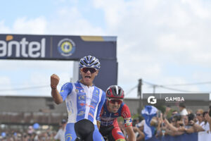 Lisandro Bravo, de CC Cerro Largo. 81ª Vuelta Ciclista del Uruguay.