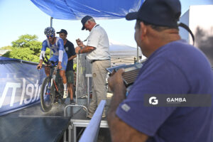 Sebastián Rodríguez, de CC Cerro Largo. 81ª Vuelta Ciclista del Uruguay.