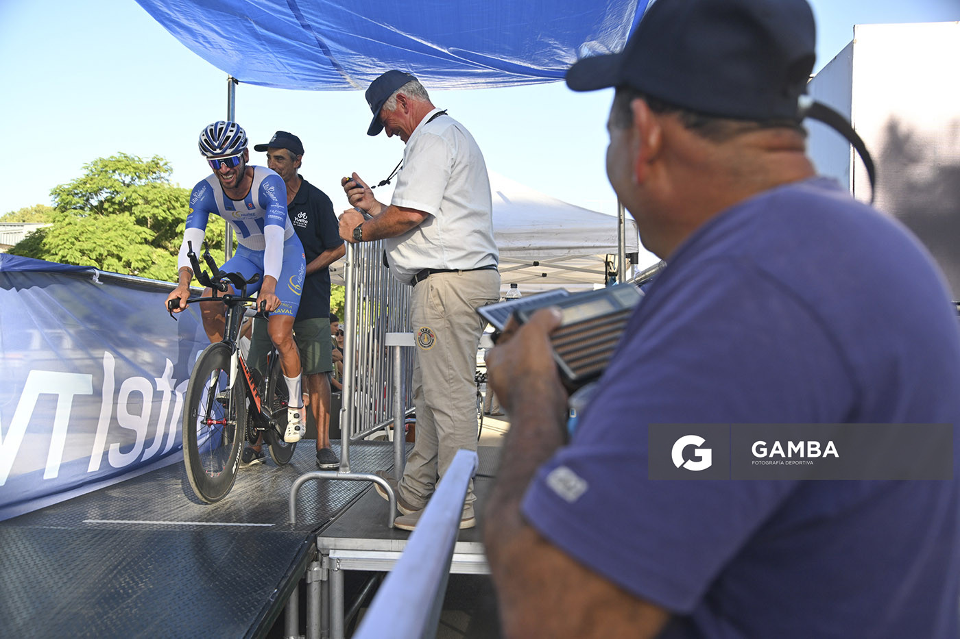 Sebastián Rodríguez, de CC Cerro Largo. 81ª Vuelta Ciclista del Uruguay.
