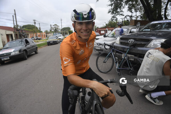 Santiago Rivero, de CC Artigas de San Ramón. 81ª Vuelta Ciclista del Uruguay.