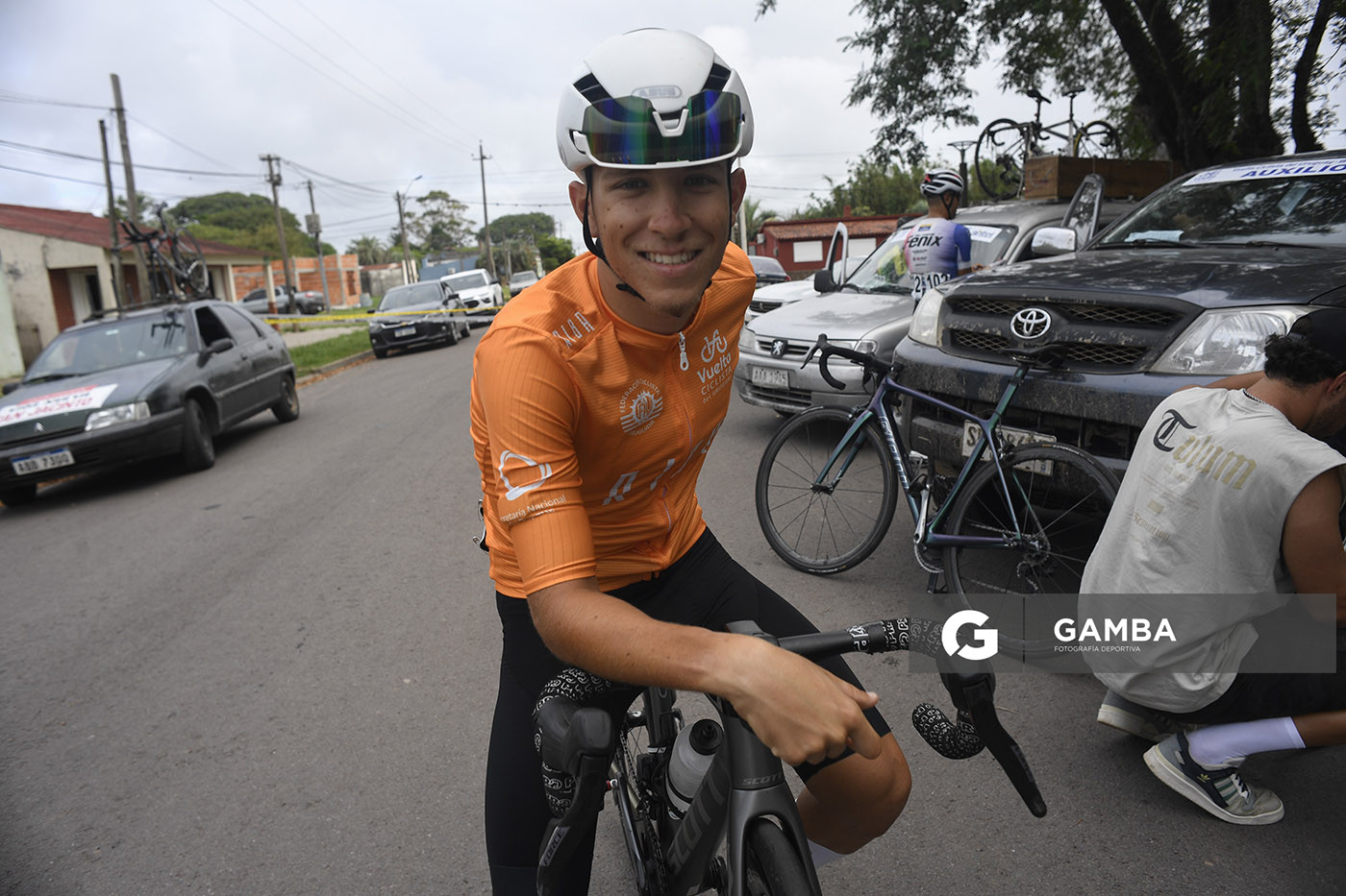Santiago Rivero, de CC Artigas de San Ramón. 81ª Vuelta Ciclista del Uruguay.