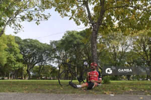 Gonzalo Oviedo, de Club Vida Nueva y Deportivo San Jacinto. 81ª Vuelta Ciclista del Uruguay.