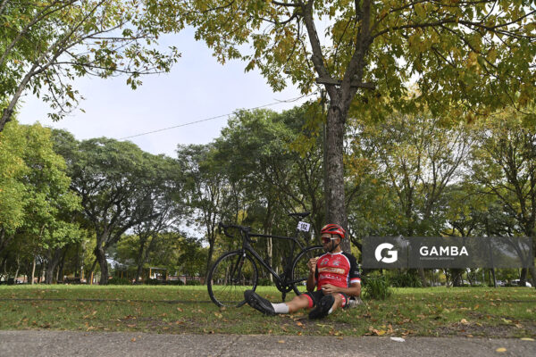 Gonzalo Oviedo, de Club Vida Nueva y Deportivo San Jacinto. 81ª Vuelta Ciclista del Uruguay.