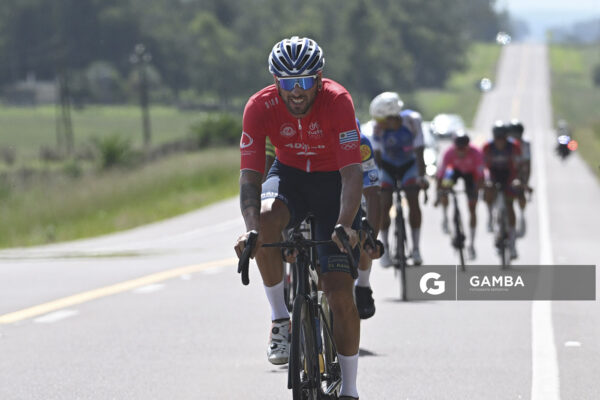 Sebastián Rodríguez, de CC Cerro Largo. 81ª Vuelta Ciclista del Uruguay.