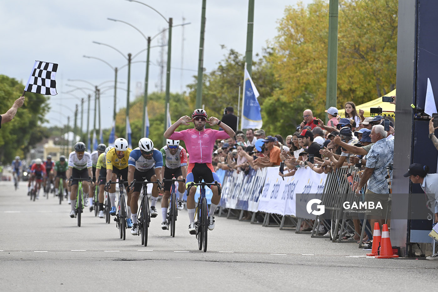 Leonel Rodríguez, de Club Náutico y de Pesca Boca de Cufré. 81ª Vuelta Ciclista del Uruguay.