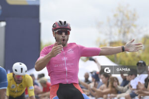 Leonel Rodríguez, de Club Náutico y de Pesca Boca de Cufré. 81ª Vuelta Ciclista del Uruguay.