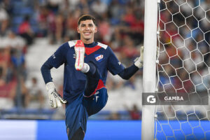 Ignacio Suárez, golero de Nacional, Liga AUF Uruguaya. Estadio Gran Parque Central.