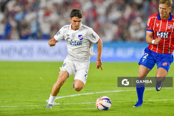 Tomás Verón Lupi, de Nacional, Liga AUF Uruguaya. Estadio Gran Parque Central.