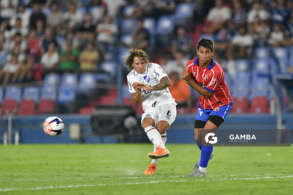 Luciano Boggio, de Nacional, Liga AUF Uruguaya. Estadio Gran Parque Central.