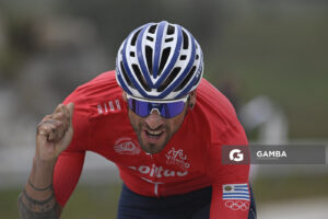 Sebastián Rodríguez, de CC Cerro Largo. 81ª Vuelta Ciclista del Uruguay.