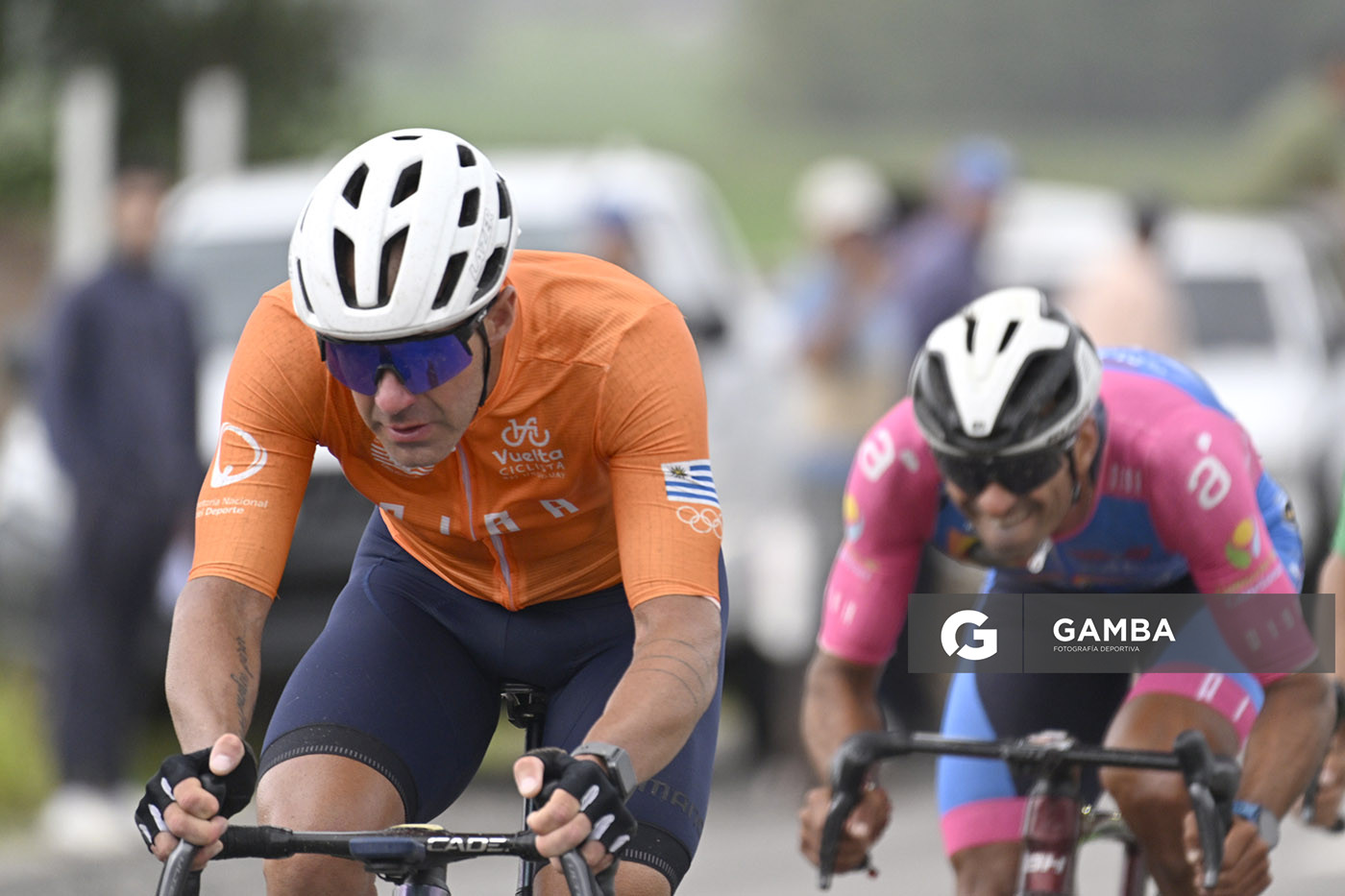 Germán Broggi, de CC Atenas. 81ª Vuelta Ciclista del Uruguay.