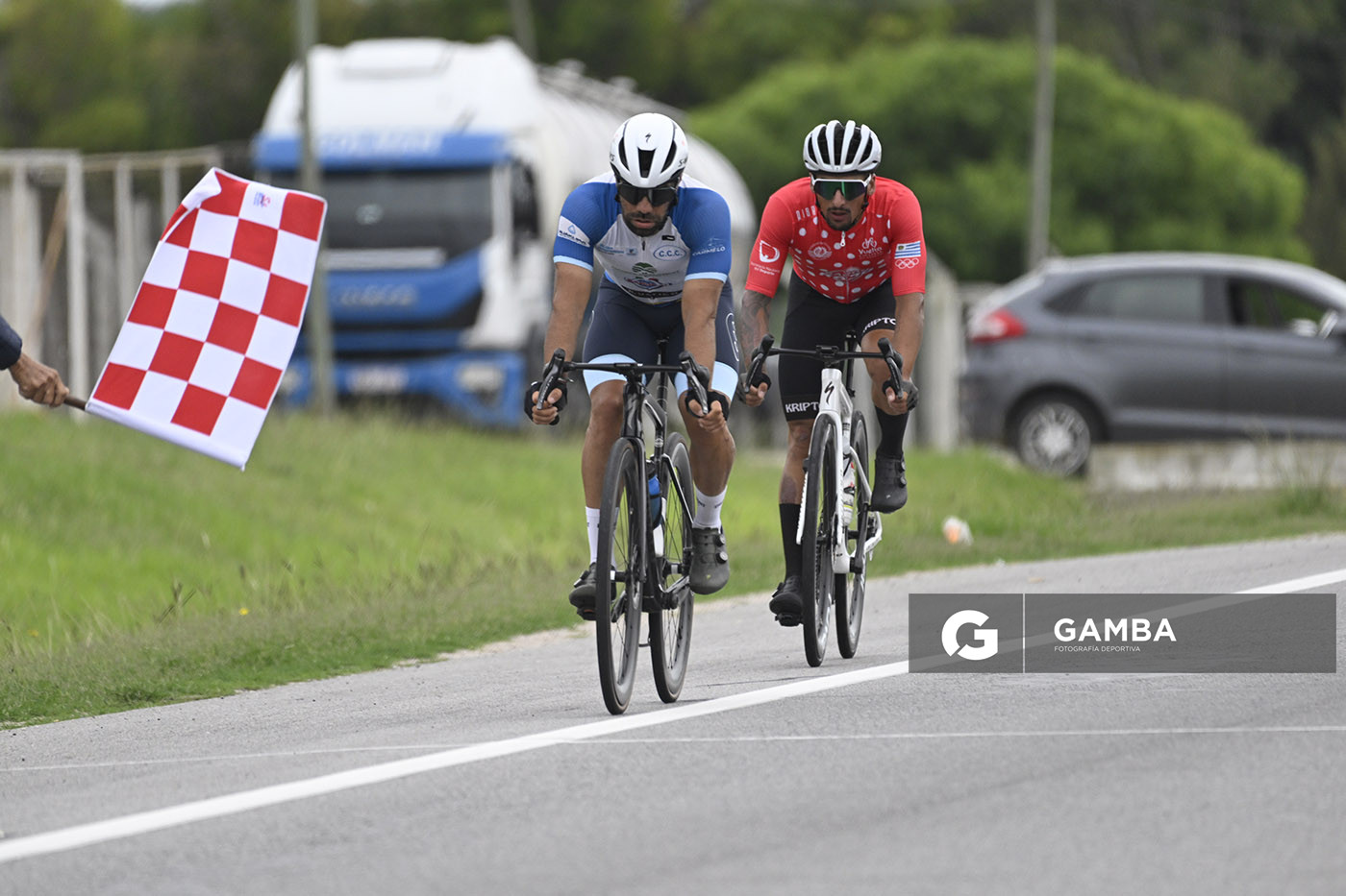 Pablo Anchieri, de CC Carmelo. 81ª Vuelta Ciclista del Uruguay.